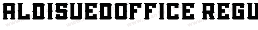 ALDISUEDOffice Regul字体转换